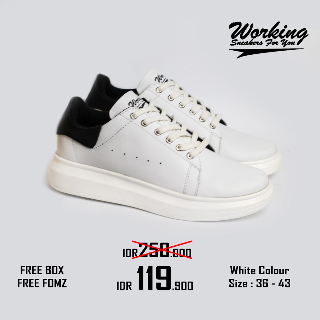 Sepatu Sneakers Pria/Wanita Working T-15 Terbaru