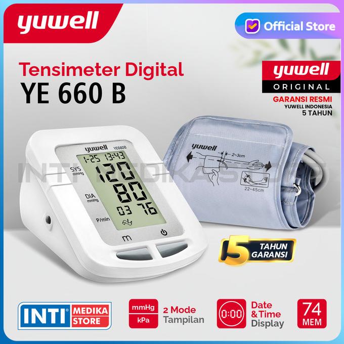 YUWELL - Tensimeter Digital YE660B | Tensi Digital Yuwell