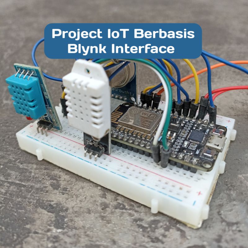 Projek IoT jadi Berbasis Blynk & NodeMCU Cocok untuk pemula sebagai pembelajaran