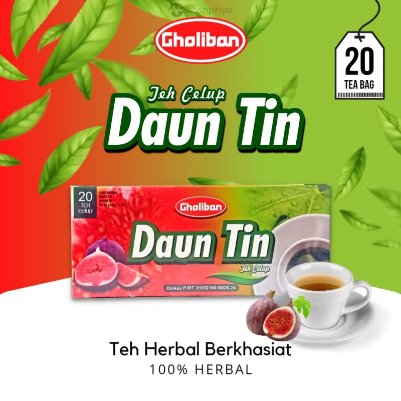 

Teh Celup Daun Tin Gholiban