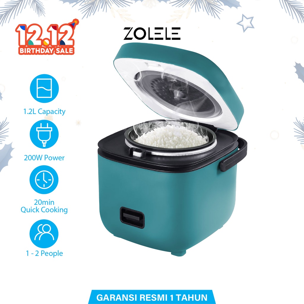 ZOLELE 0.8L Rice Cooker Miyako Penanak Nasi Mini Magic Com