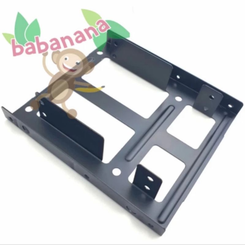 bracket hdd 3.5 to 2.5 inch ssd hardisk docking cage dual double