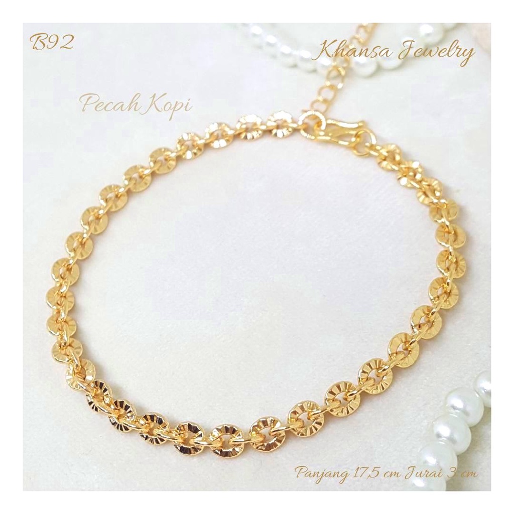 PGX Gelang Tangan Xuping Wanita Perhiasan Lapis Emas Aksesoris Fashion Premium - R384