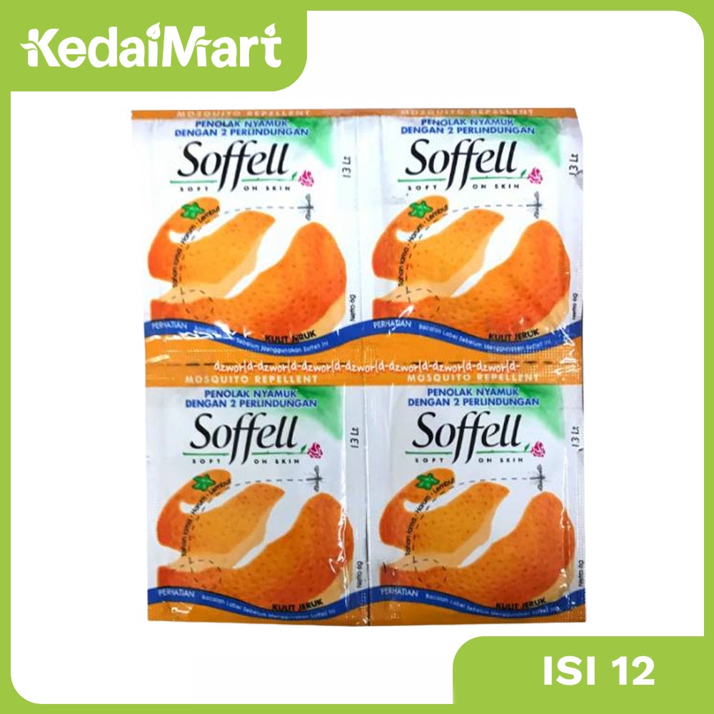 Soffel Kulit Jeruk Sachet Isi 12 x 6 Gram