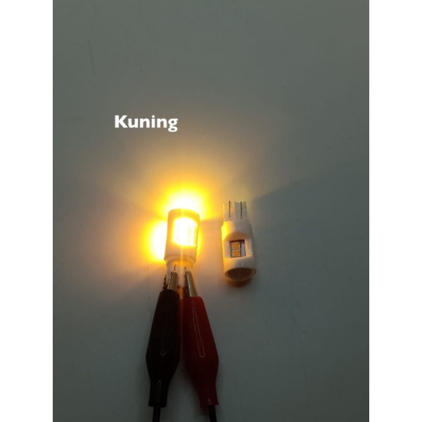 Lampu Sen Senja T10 Motor Mobil ARUS AC/DC 12VOLT Model Keramik Nyala Diam Super Terang New