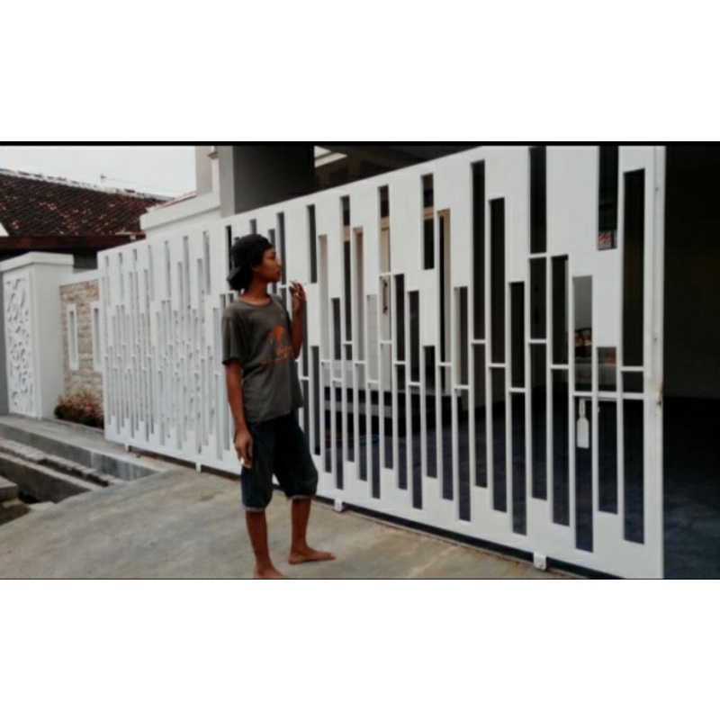 pintu pager rumah minimalis