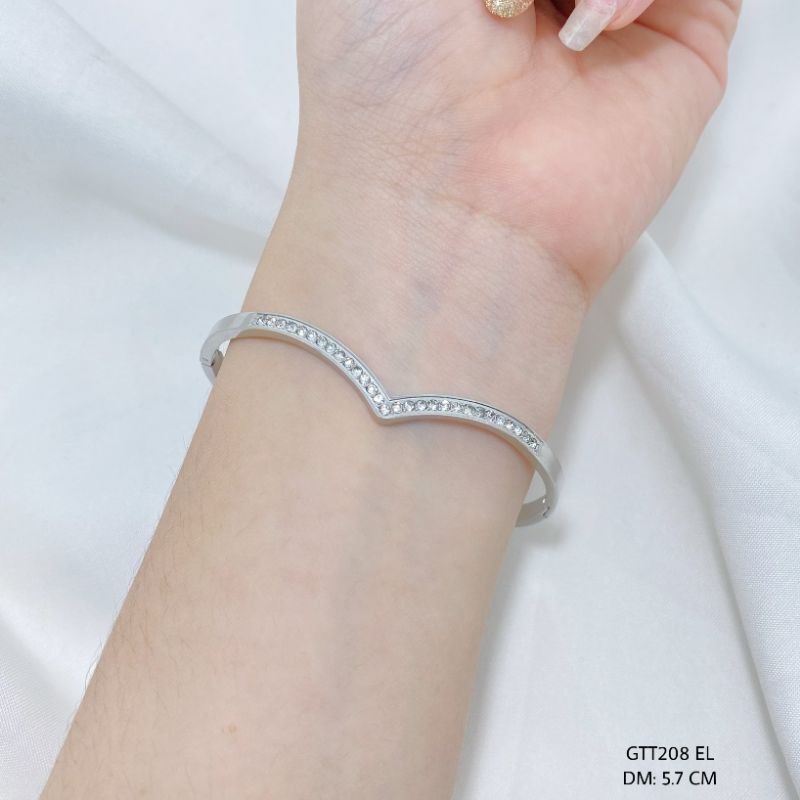 Gelang Titanium Wanita Motif Gelang Aurel GTT129-131 EB-208-209-210 EL