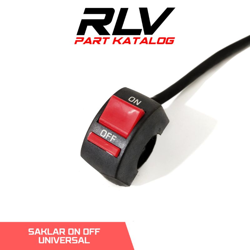 Saklar on off universal - Holder tombol lampu bisa semua motor rx king rxs yt115