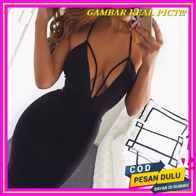 Dress Kondangan Mermaid Dress Scuba Casual Formal Korea Vintage Dress Fashion Wanita [Terlaris] - Me