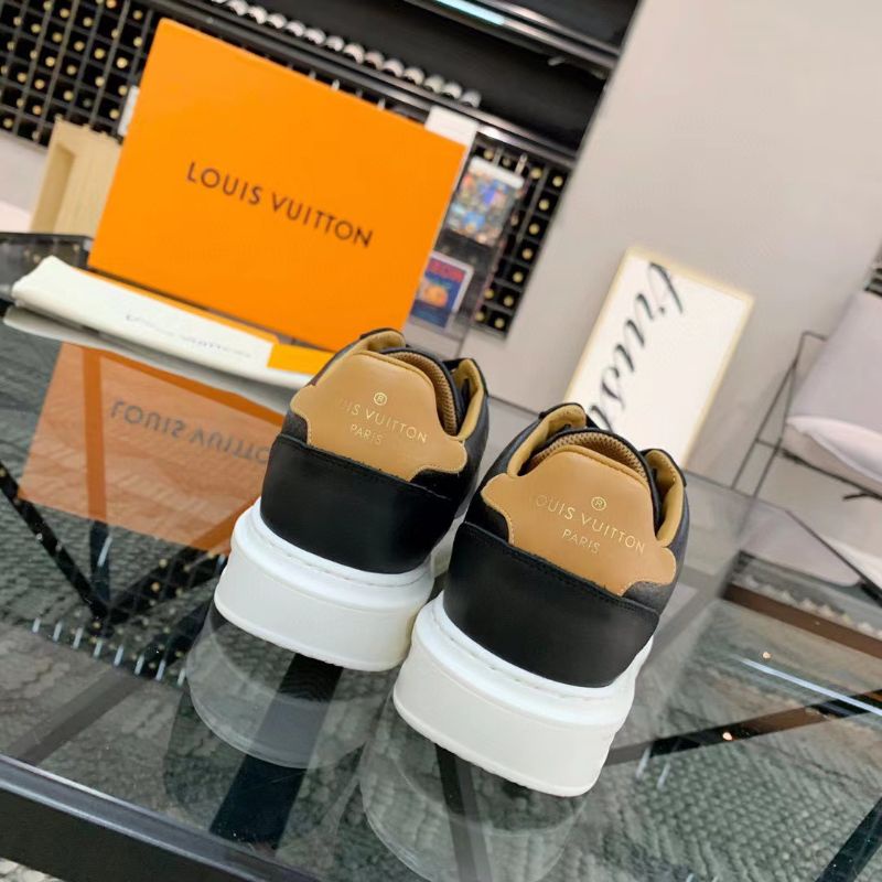sepatu lv sneaker pria men shoes hitam sepatu cowok mirror branded p1shoes