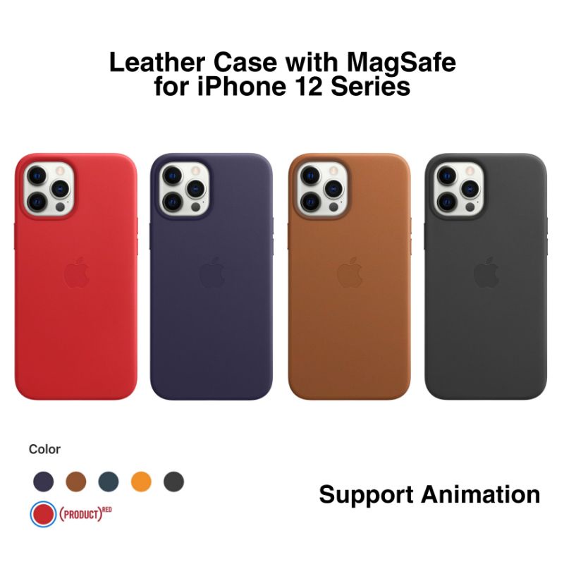 Leather Case With MagSafe iPhone 12 / 12 Pro / 12 Pro Max