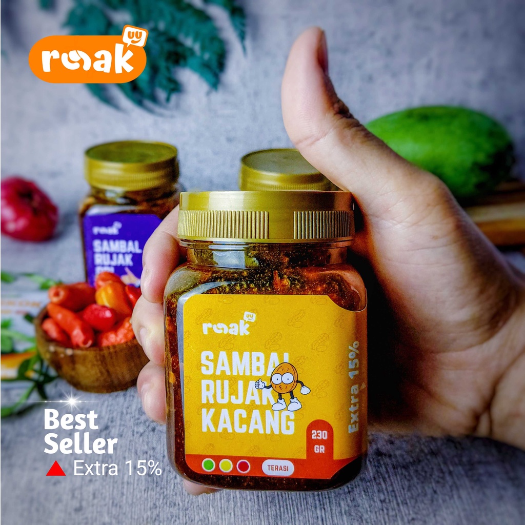 

Sambal Rujak Kacang Tradisional Bumbu Buah Enak Sehat Halal Bumbu Asli 100% Aman Tanpa Pengawet