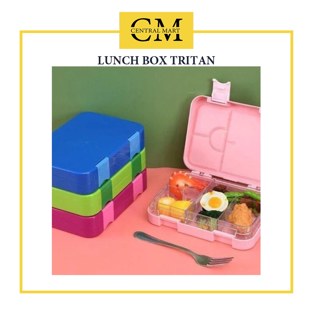 Jual READYYY RESTOCK LUNCH BOX TRITAN / LARGE BENTO BOX / KOTAK MAKAN