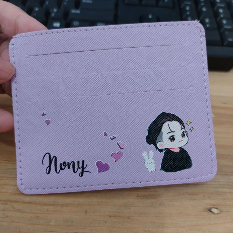 CARD WALLET BTS CHIBI TINYTAN FREE TULIS NAMA (UNOFF)