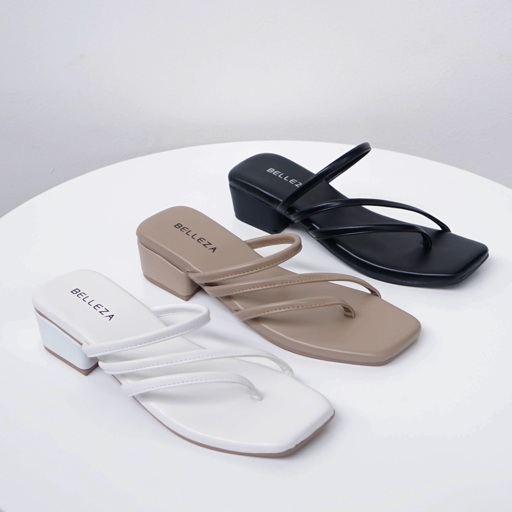 Belleza Shoes Mall Sendal Heels Wanita JOIA Sandal Heel Cewek Terbaru Murah Kekinian