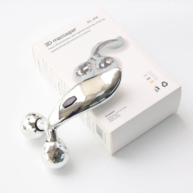 *Mastha Malang* 3D Massager XC-206 / Face Lift / Face Roller / Alat Pijit Wajah Dan Tubuh 3D Roller 