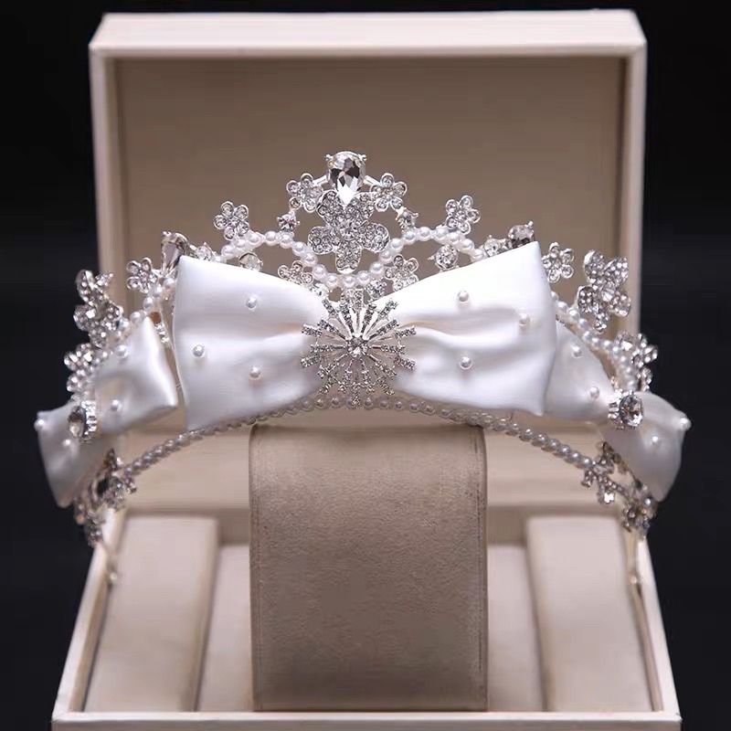 Wedding Mahkota【125】crown headpiece bridal aksesoris pengantin hijab wanita hiasan rambut