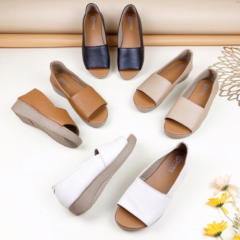 HASKAA LEATHER - Sandal Kulit Wanita - Daltu Shoes