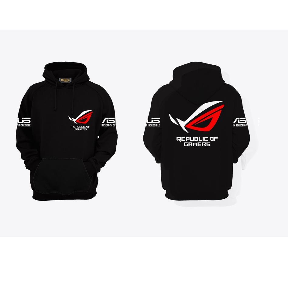 Terbaru Sweater Jaket Hoodie ROG GAMING DISTRO PREMIUM TEBAL