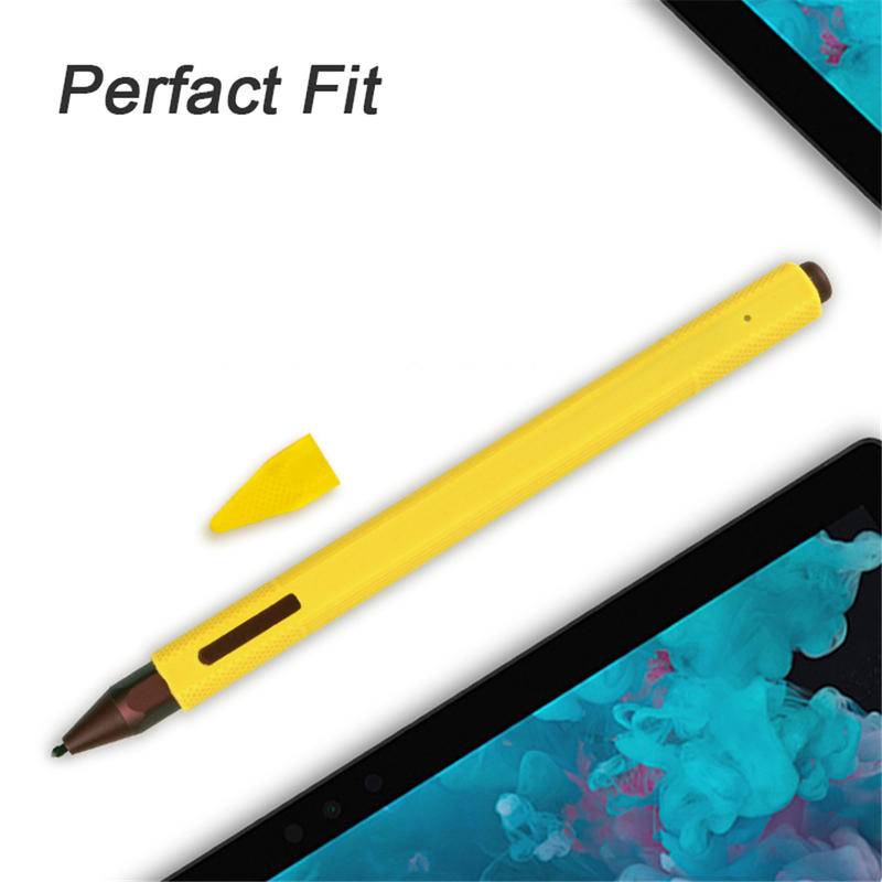 Soft Silicone Stylus Pelindung Case Tablet Touch Pen Tip Full Cover Pelindung Lengan Bungkus Holder Tas Untuk Permukaan Touch Pen