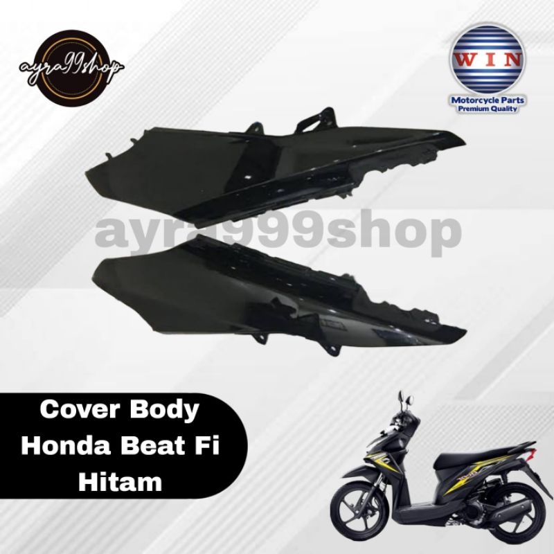 COVER BODY HONDA BEAT FI BESAR HITAM MERK WIN