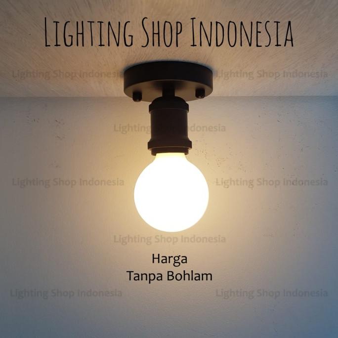 Lampu Plafon Hias Simple Fiting E27 Lampu Teras Balkon