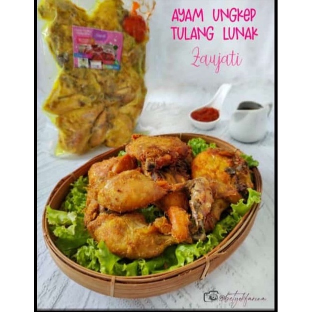 

Ayam ungkep tulang lunak Zaujati, halal dan syar'i.