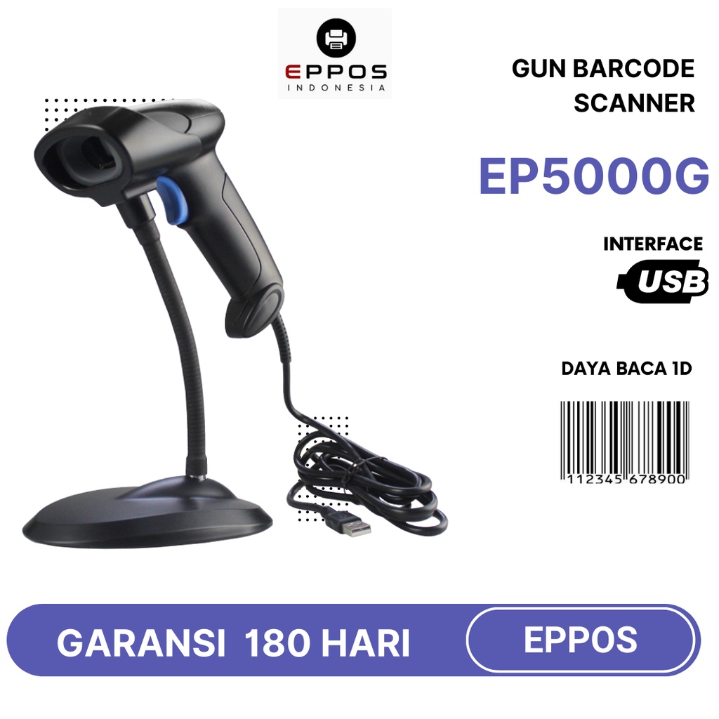 Scanner Barcode 1D  EP5000G EPPOS