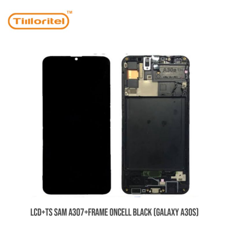 LCD+TS SAM A307+FRAME ONCELL BLACK (GALAXY A30S)