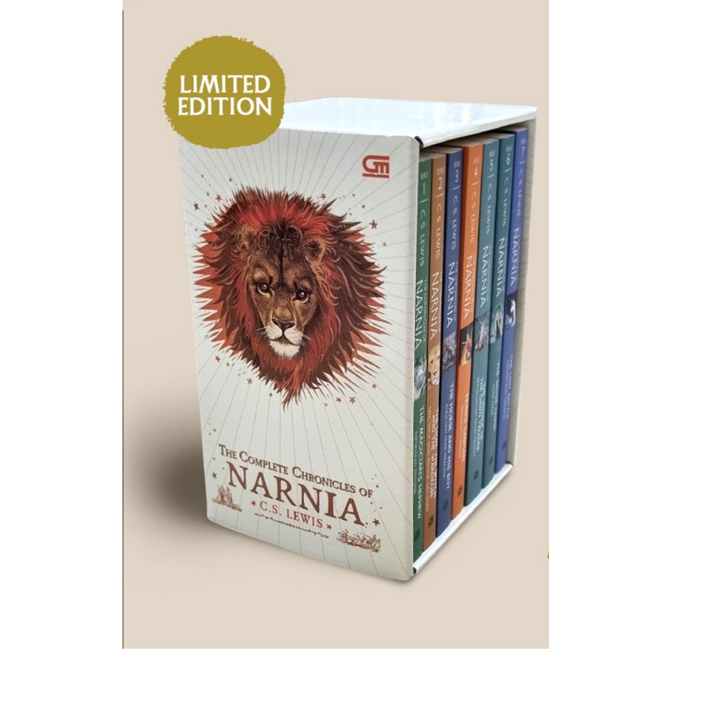 Gramedia Bali - BOX SET NARNIA (ISI BOX: KEPONAKAN PENYIHIR; SANG SINGA, SAN