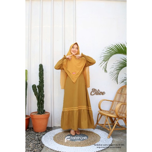 HASNA Set Hijab Ori By FAFAHIJAB/Gamis/Gamissethijab/Gamissyari/Dress