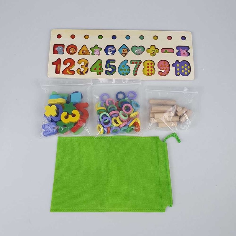 [OBRAL RIJEK] Mainan Anak Montessori Shape Matching Children Toy - Z0566