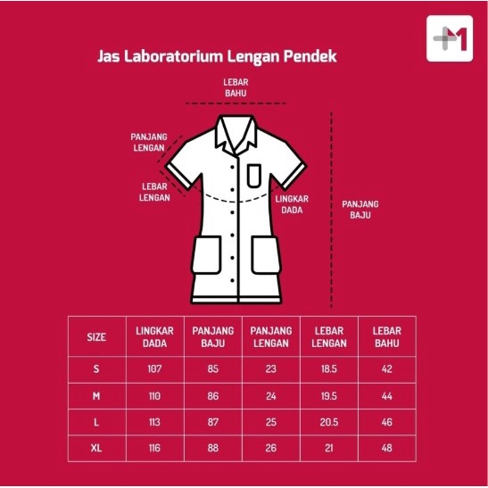 Jas Laboratorium Baju Laboratorium Jas Lab Baju Praktikum Lengan Panjang dan Pendek