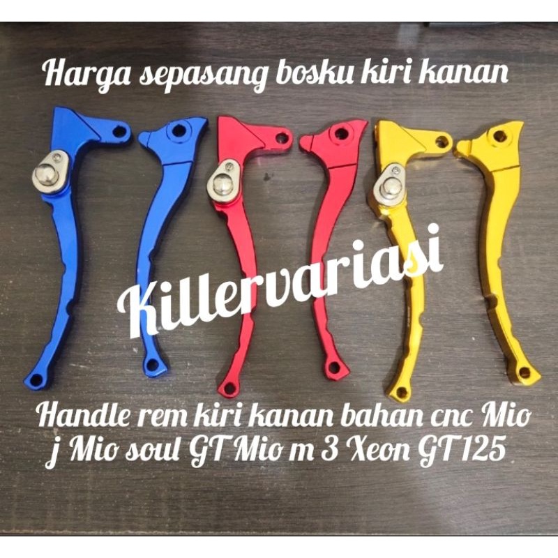 HANDLE REM SET KIRI KANAN MIO J MIO SOUL GT MIO M3 XEON GT 125 FINO 125  MODEL CLICK FULL CNC