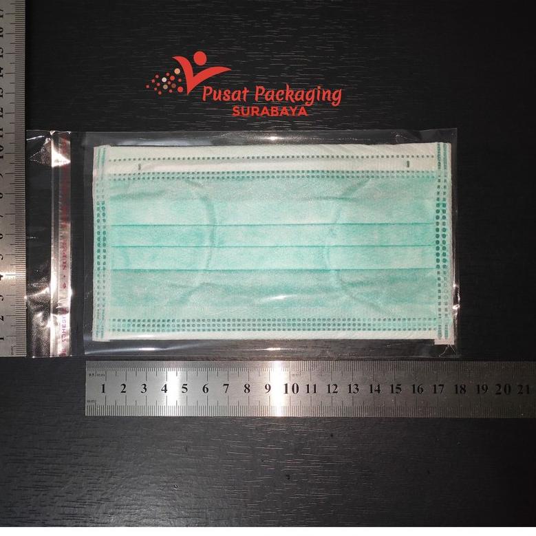 

❦ Plastik OPP MASKER 11x18 18 MIC / Roti / Souvenir / Kaos Kaki / Aksesoris dll isi 100 lbr り