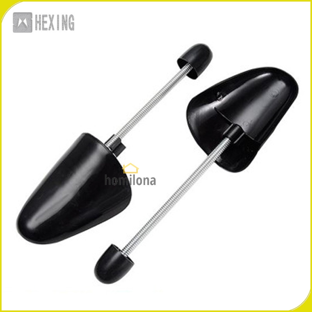 HEXING Perawatan Peyangga Catokan Sepatu Plastic Shoe Tree 2 PCS - HX-SPW - Black