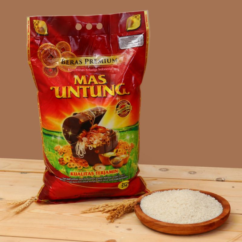 

Beras Mas Untung Premium 5 Kg [Gratis Ongkir]