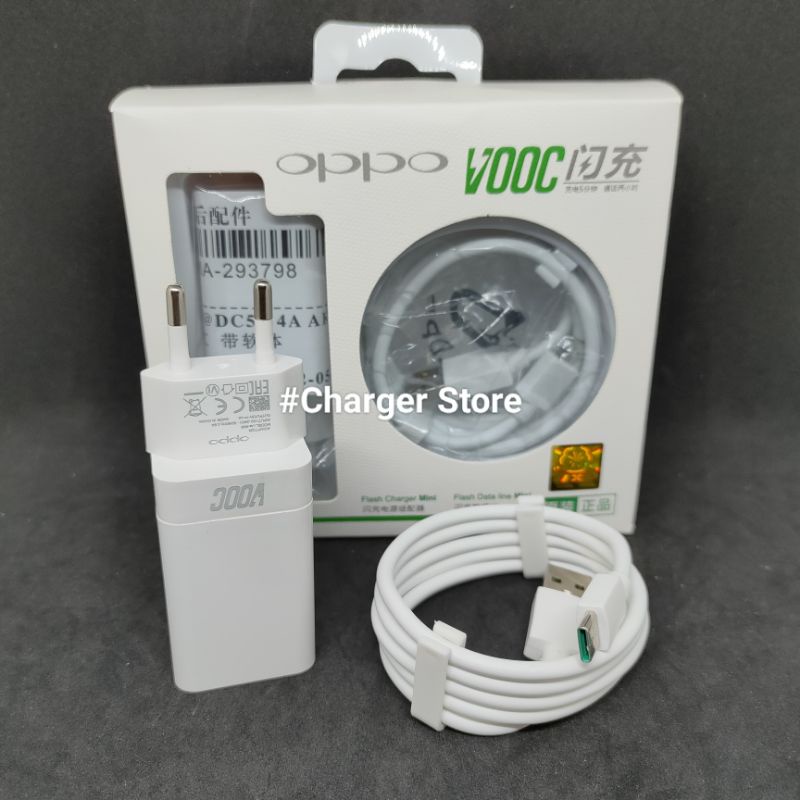 Charger Oppo VOOC Fast Charging Type C ORIGINAL 5V 4A