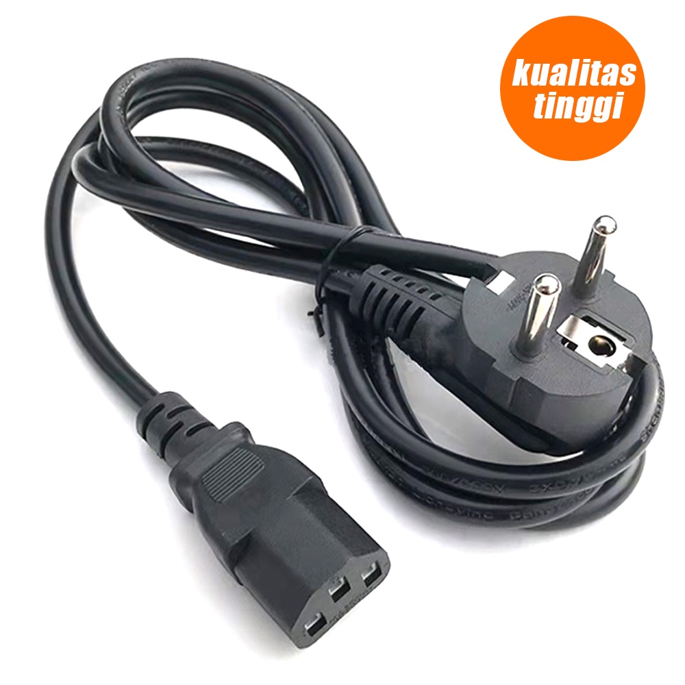 【LIPI】Kabel Power PC 1,5meter / Kabel Power Monitor / Kabel Komputer / Kabel Power CPU