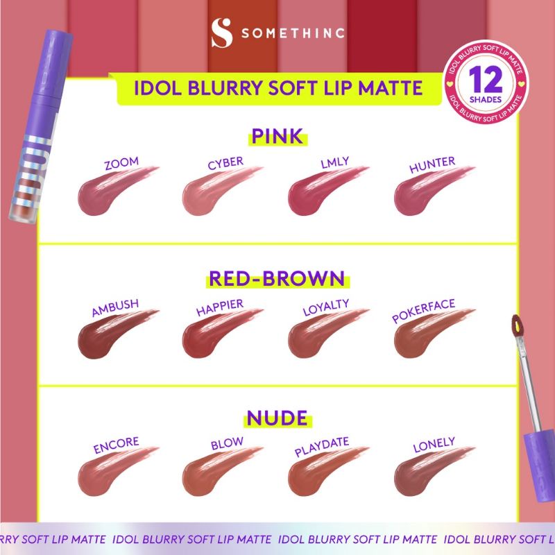 SOMETHINC IDOL BLURRY SOFT LIP MATTE