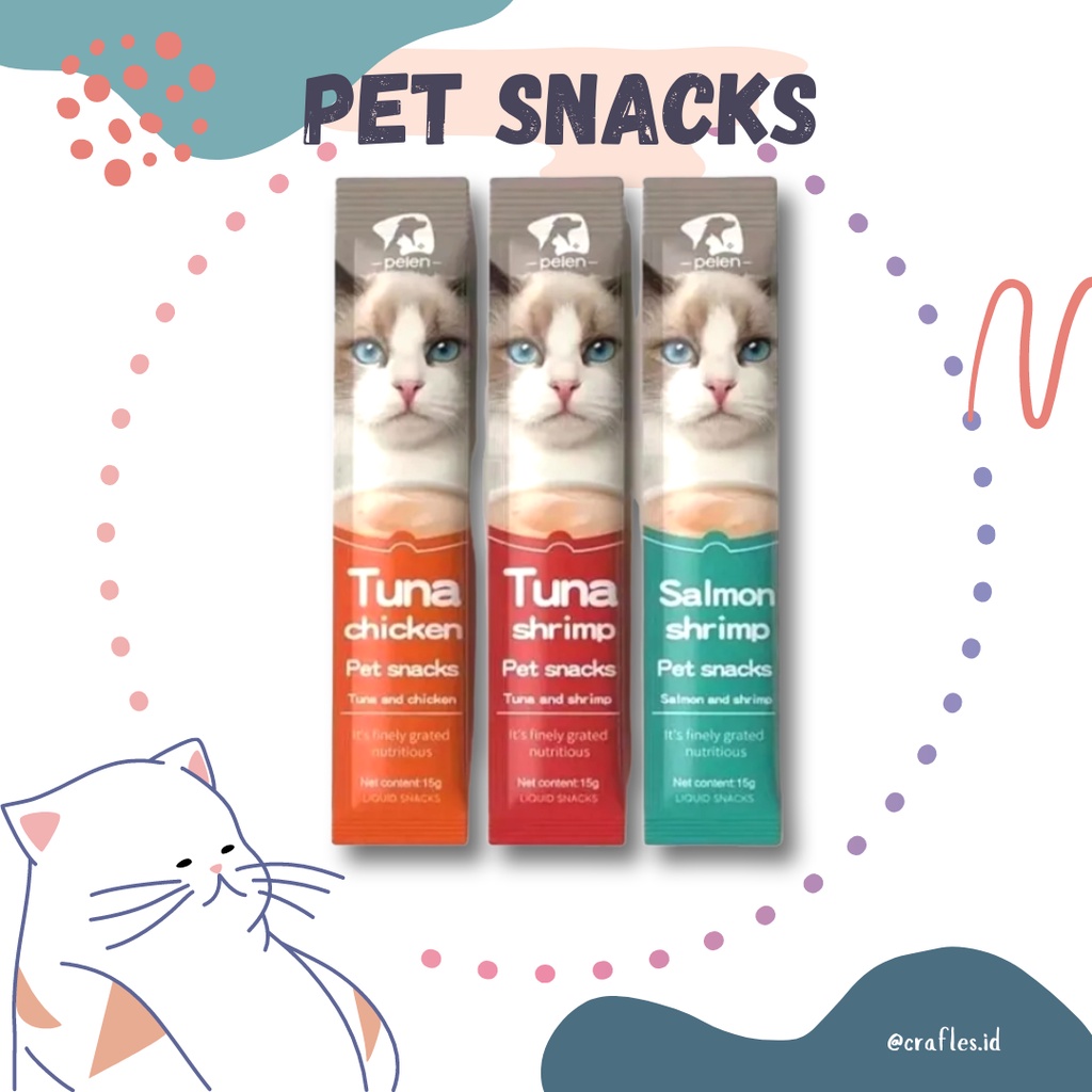 PEIEN PET SNACKS / CAMILAN KUCING BERNUTRISI