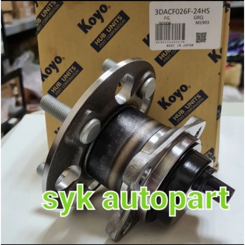 Bearing 3DACF026F-24HS koyo/ bearing roda belakang new vios/ yaris SENSOR ABS