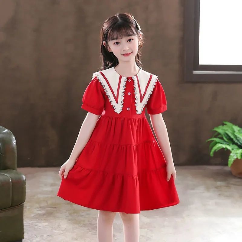 Dress Anak Perempuan Teen EMMA Baju Gaun Remaja Perempuan dengan kerah Import