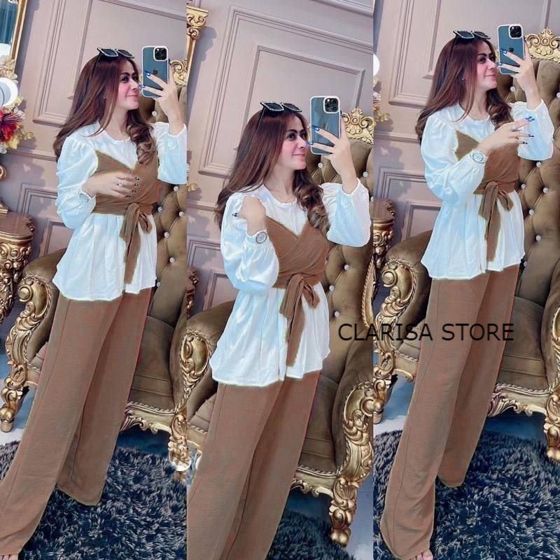 FREE BROSS LESTI SET CRINKLE AIRFLOW LD 110 // NEW SETELAN LESTY VIRAL SETELAN WANITA CRINKLE AIRFLO