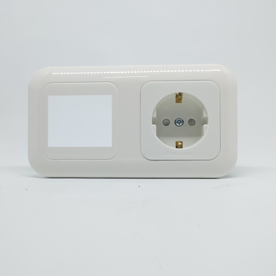 [CHILD PROTECTION] STOP KONTAK CP FRAME KOSONG PANASONIC WIDE SERIES WHITE WEJP11212-7