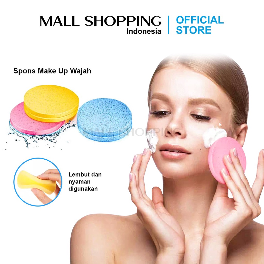 Stick Spons Kentang Facial 1 set 12 Sponges Make Up Wajah MALLSHOPPING