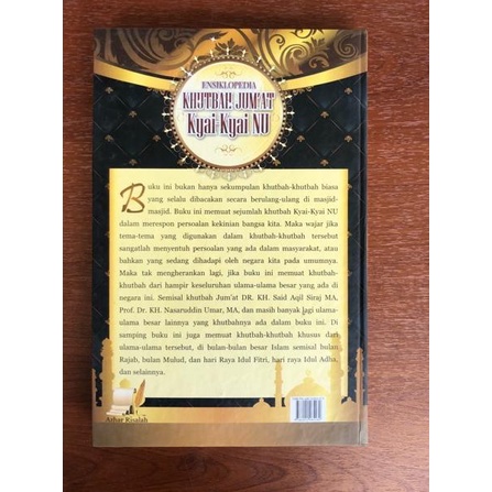 (A-8-T✔) ENSIKLOPEDIA KHUTBAH JUMAT KYAI-KYAI NU / buku khutbah / buku agama islam banyak diminati