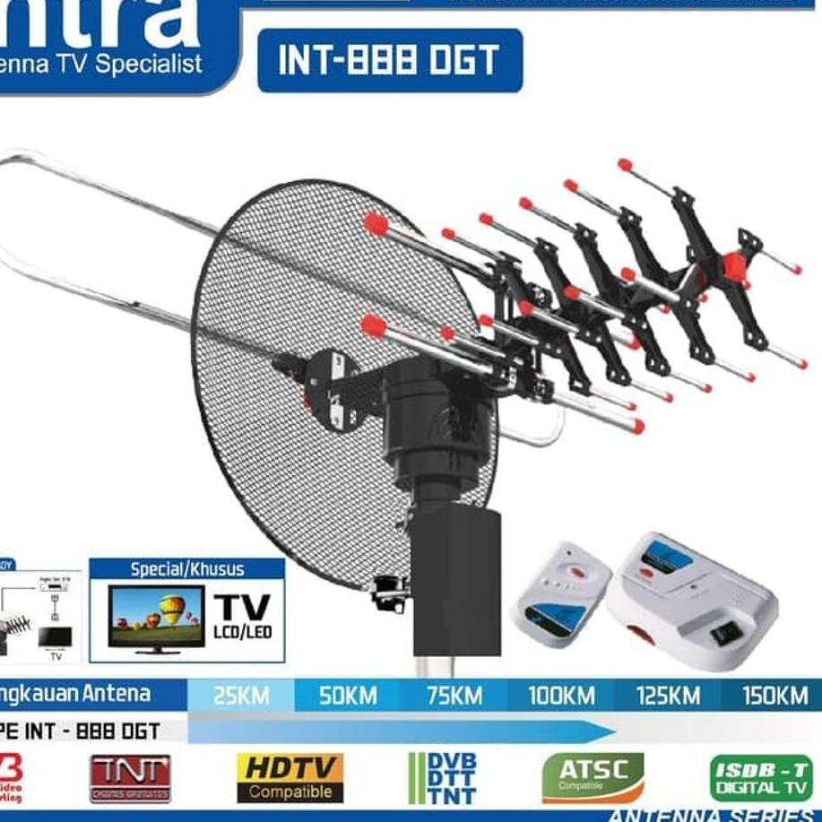Harga Puas Antena Digital Advance AA-830 Outdoor/Indor Remote for TV Tabung & LED TV