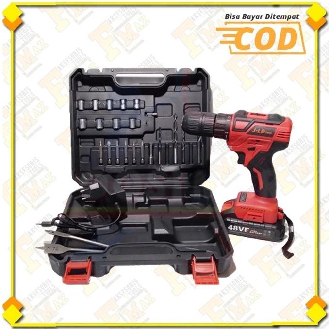 Bor Cordless brushless Drill 48VF 13mm / Mesin Bor Batrai 48V Best