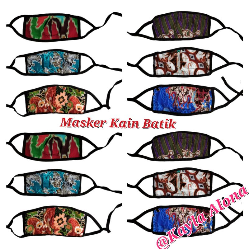 MASKER KAIN BATIK